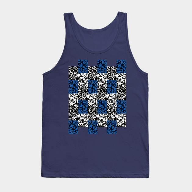 Police Stars and Stripes Tank Top by Bellewood222